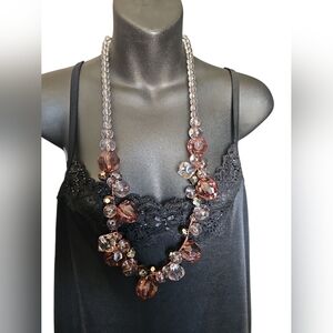 Elegant Crystal Beaded Necklace